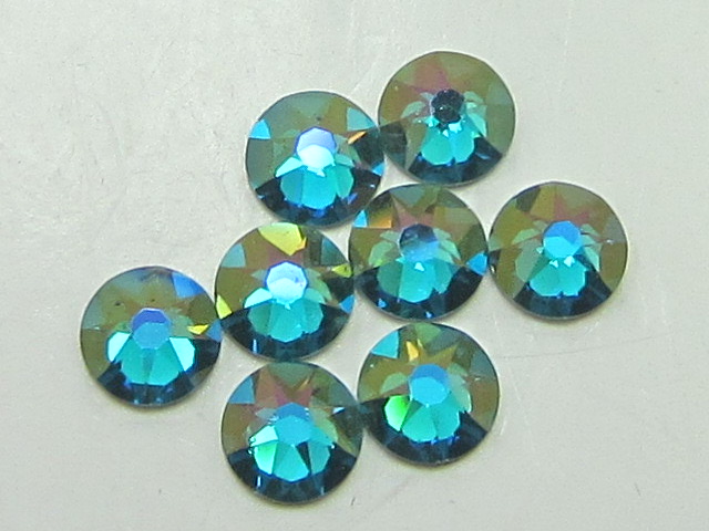 72 pcs. 20ss BLUE ZIRCON CELADON (maxima) FLATBACK PRECIOSA Rhinestones